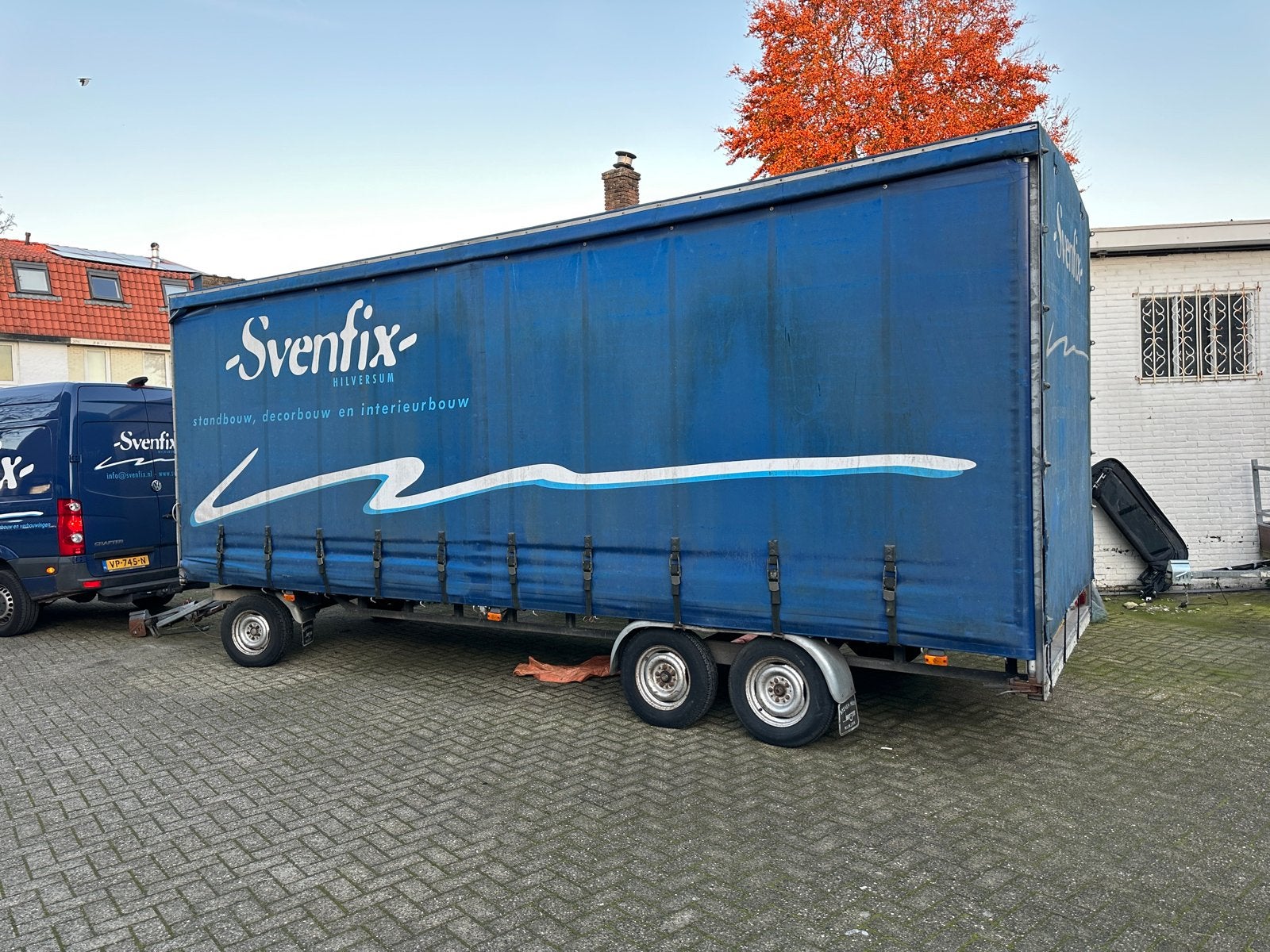 Hapert V3500 Tandemasser Huifaanhanger - Svenfix, Ophalen of Verzenden, Gebruikt