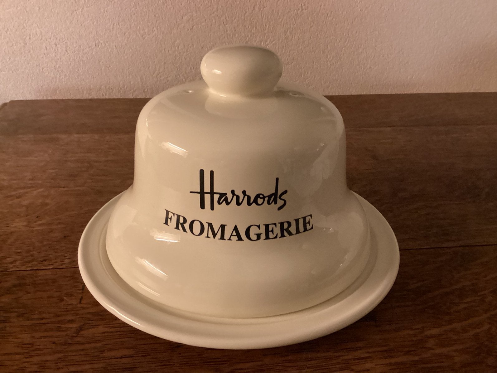 Vintage Kaasstolp ’Harrods Fromagerie’ London Engeland., Ophalen of Verzenden, Zo goed als nieuw