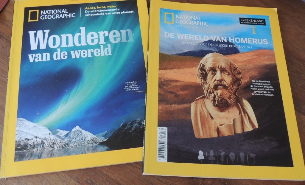 2 speciale uitgave van national geographic, Ophalen of Verzenden, Zo goed als nieuw, National geographic, Plaatjesalbum