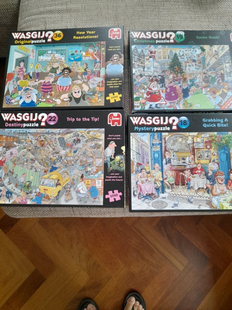 Wasgij puzzels, Ophalen of Verzenden, 500 t/m 1500 stukjes, Zo goed als nieuw, Legpuzzel