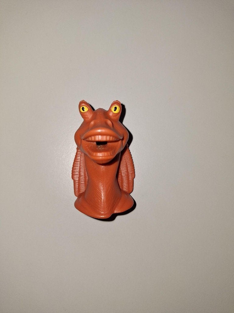 Jar Jar Binks hoofd, Verzamelen, Ophalen of Verzenden, Zo goed als nieuw, Actiefiguurtje