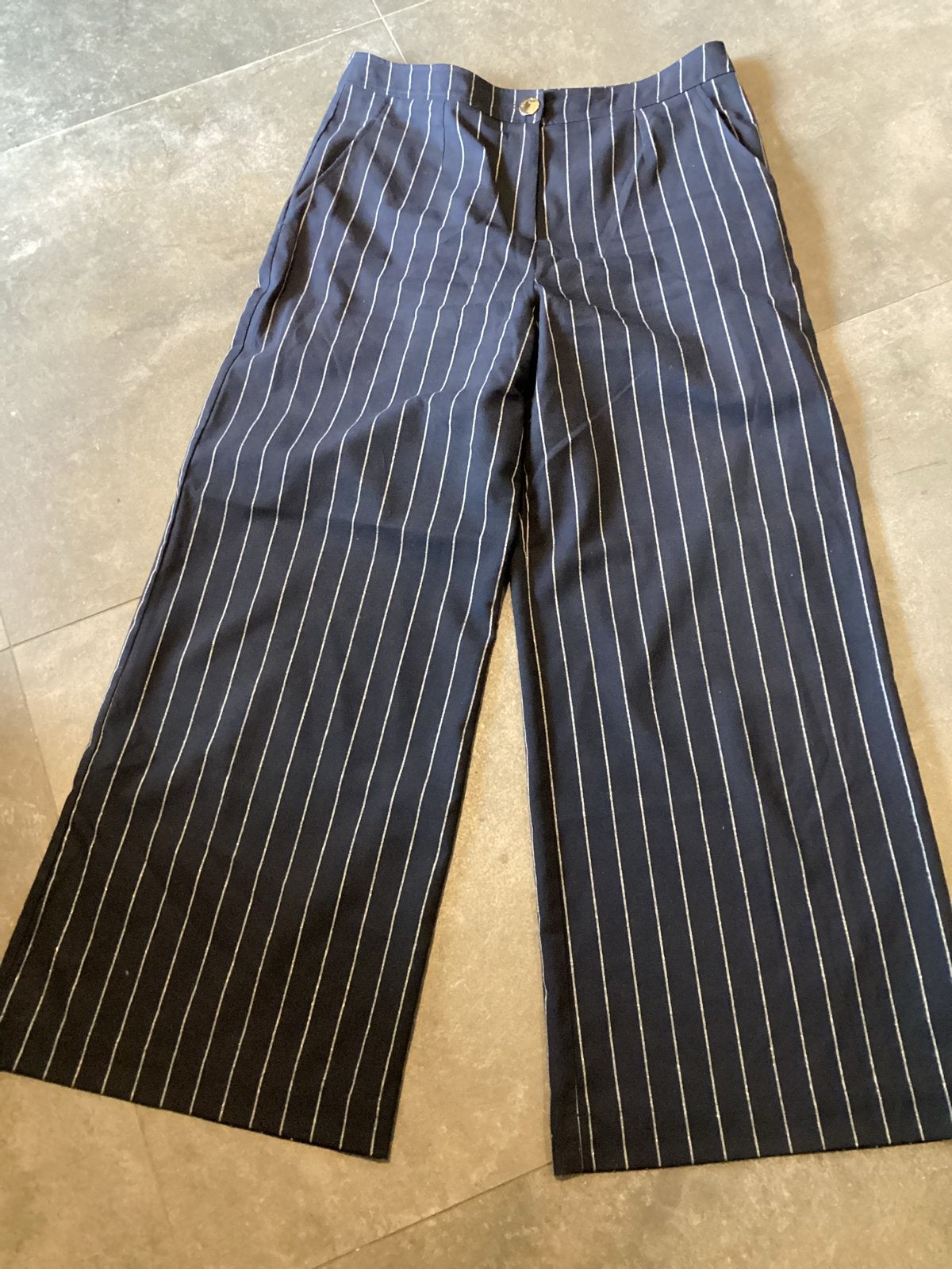Studio Anneloes gestreepte broek - Maat XL, Kleding | Dames, Broeken en Pantalons, Zwart, Maat 46/48 (XL) of groter, Ophalen of Verzenden