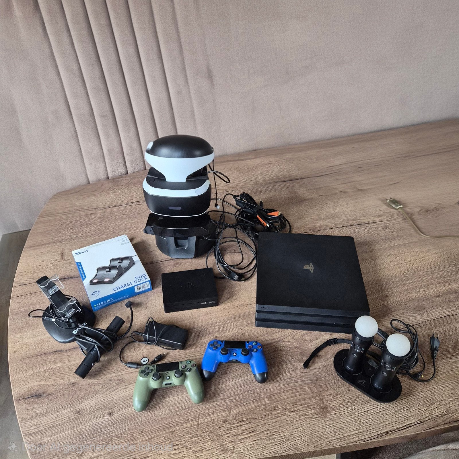Playstation 4 Pro 1 TB & VR-bundel met 2 controllers en acce, Spelcomputers en Games, Gebruikt, Ophalen of Verzenden, 1 TB, Pro