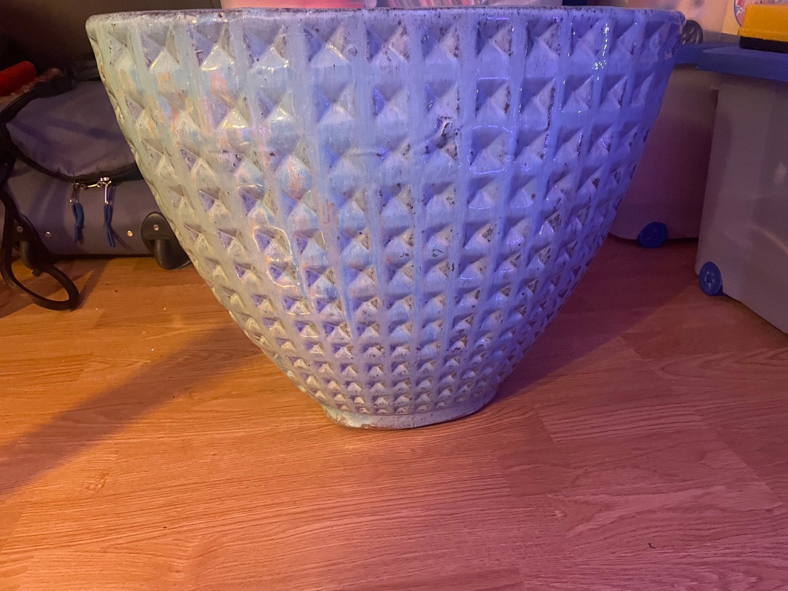 Ovaal plantenpot, Tuin en Terras, Bloempotten, Rond, Binnen, Zo goed als nieuw, Minder dan 40 cm