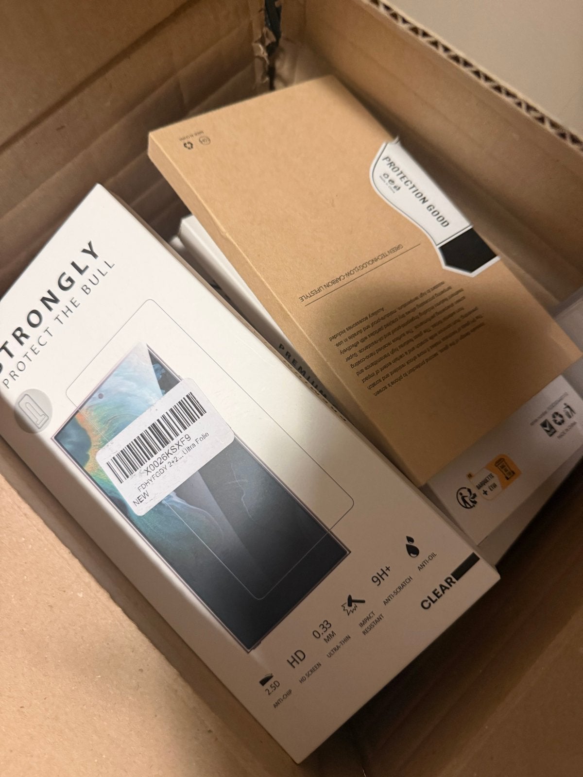 19x Nieuwe screenprotector voor telefoon, Ophalen, Nieuw, Bescherming, Universeel