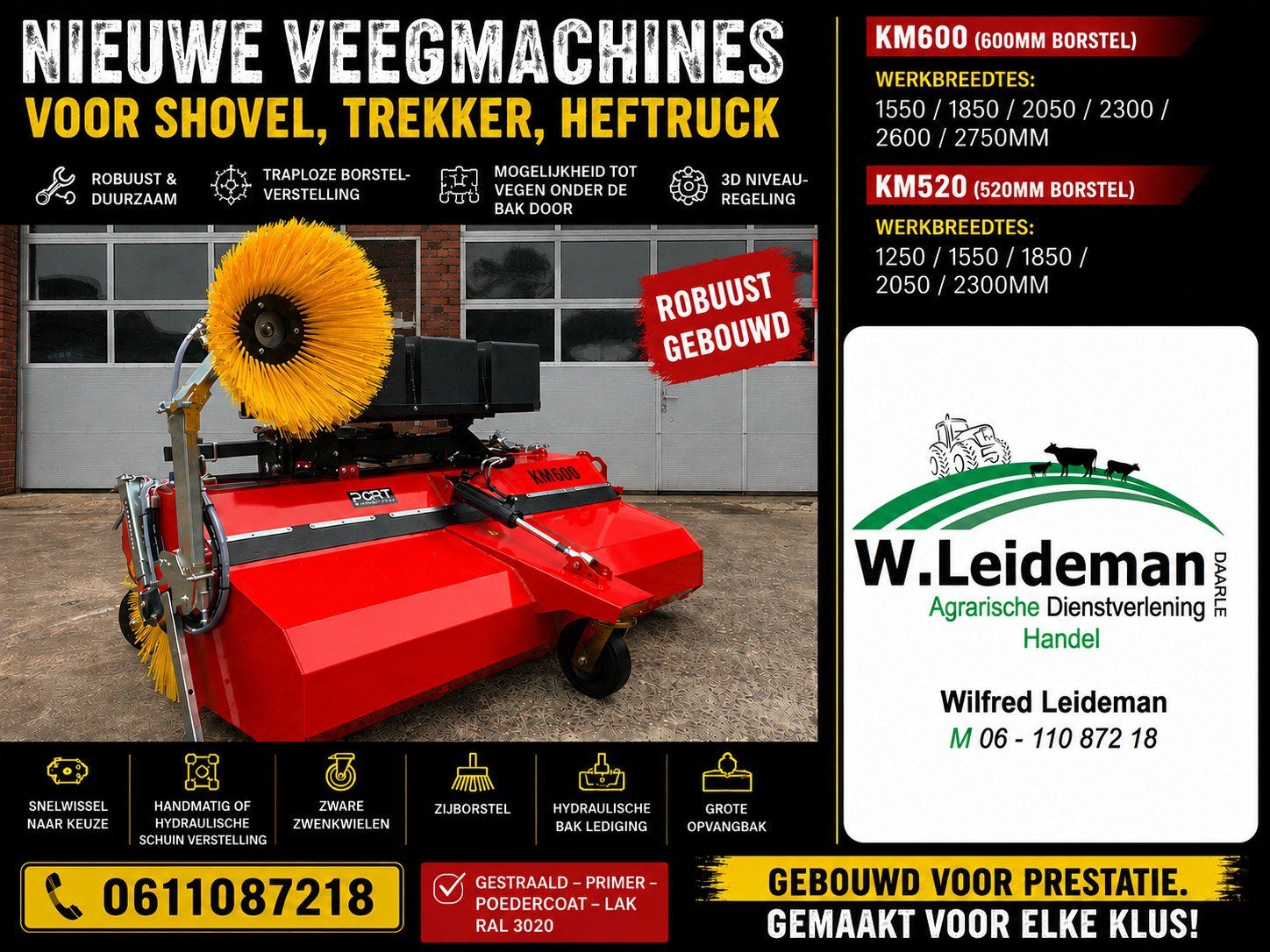 Nieuwe veegmachines, Ophalen, Nieuw