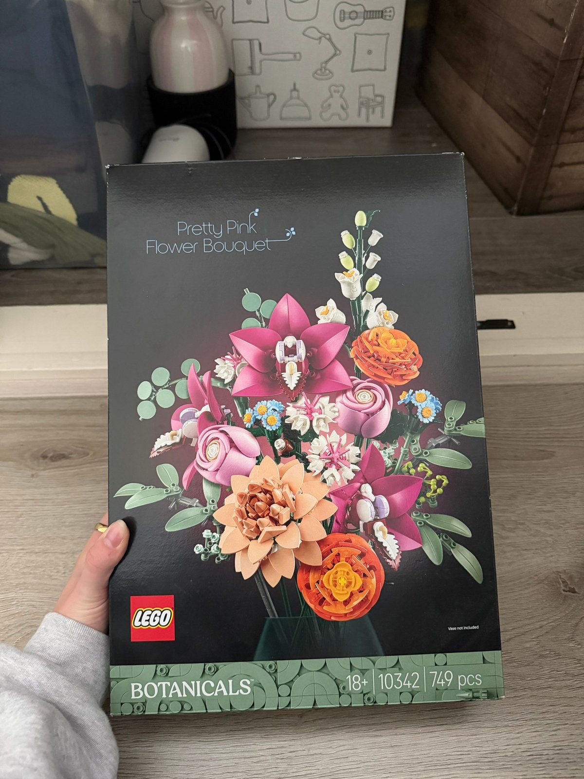 LEGO Botanicals 10342 Pretty Pink Flower Bouquet, Ophalen, Nieuw, Overige merken