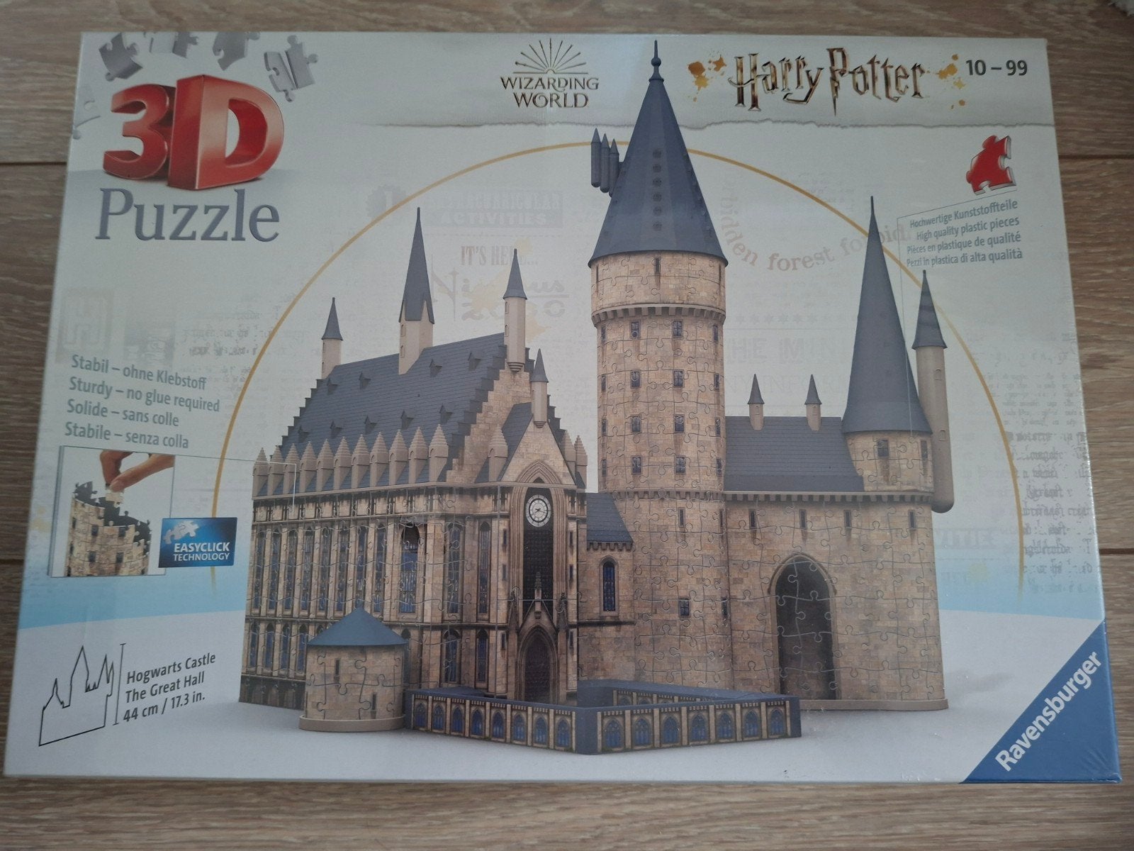 Harry Potter Hogwarts Kasteel 3D Puzzle Ravensburger Nieuw, Ophalen, Meer dan 50 stukjes, Nieuw, 6 jaar of ouder