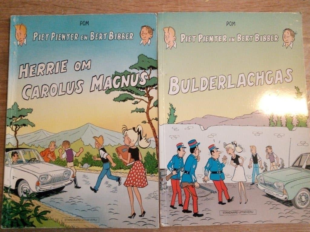 Piet Pienter en Bert Bibber, Boeken, Ophalen of Verzenden, Zo goed als nieuw, POM, Meerdere stripboeken