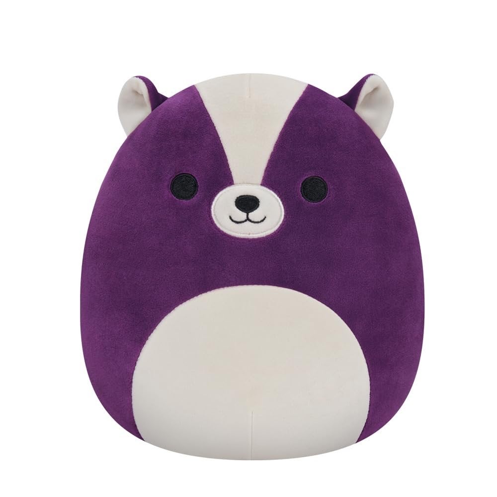 Squishmallow Sloan de Das - Paars en Wit Knuffel, Overige karakters, Overige typen, Middelgroot (20 tot 80 cm), Squishmallow