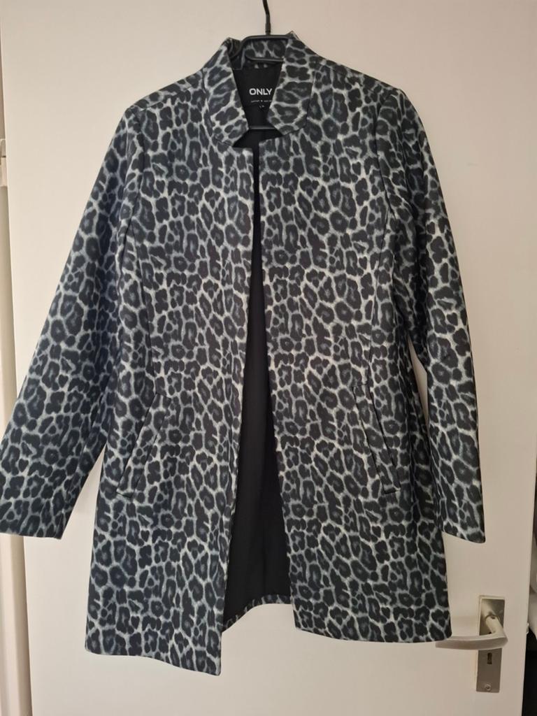 ONLY Leopard Print Jas Maat M, Maat 38/40 (M), Zwart, Ophalen of Verzenden, ONLY