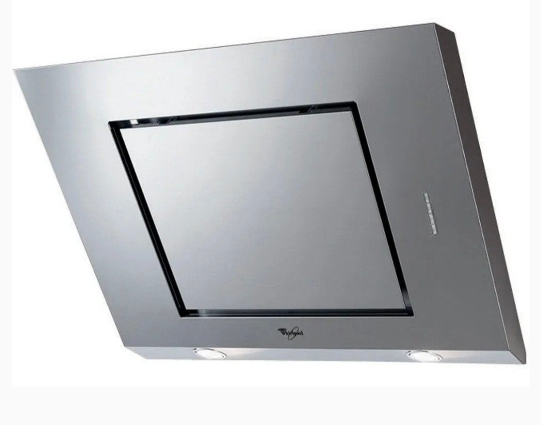 Whirlpool AKR 808/1 IX Wandschouw Afzuigkap RVS, Ophalen, Wandschouwkap, Nieuw, 400 tot 600 m³ per uur
