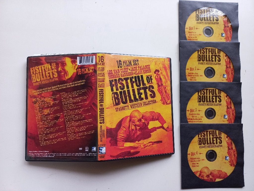A fistful of bullets Spaghetti Western Collection 16film set, Cd's en Dvd's, 1960 tot 1980, Engels, Vanaf 16 jaar, Verzenden