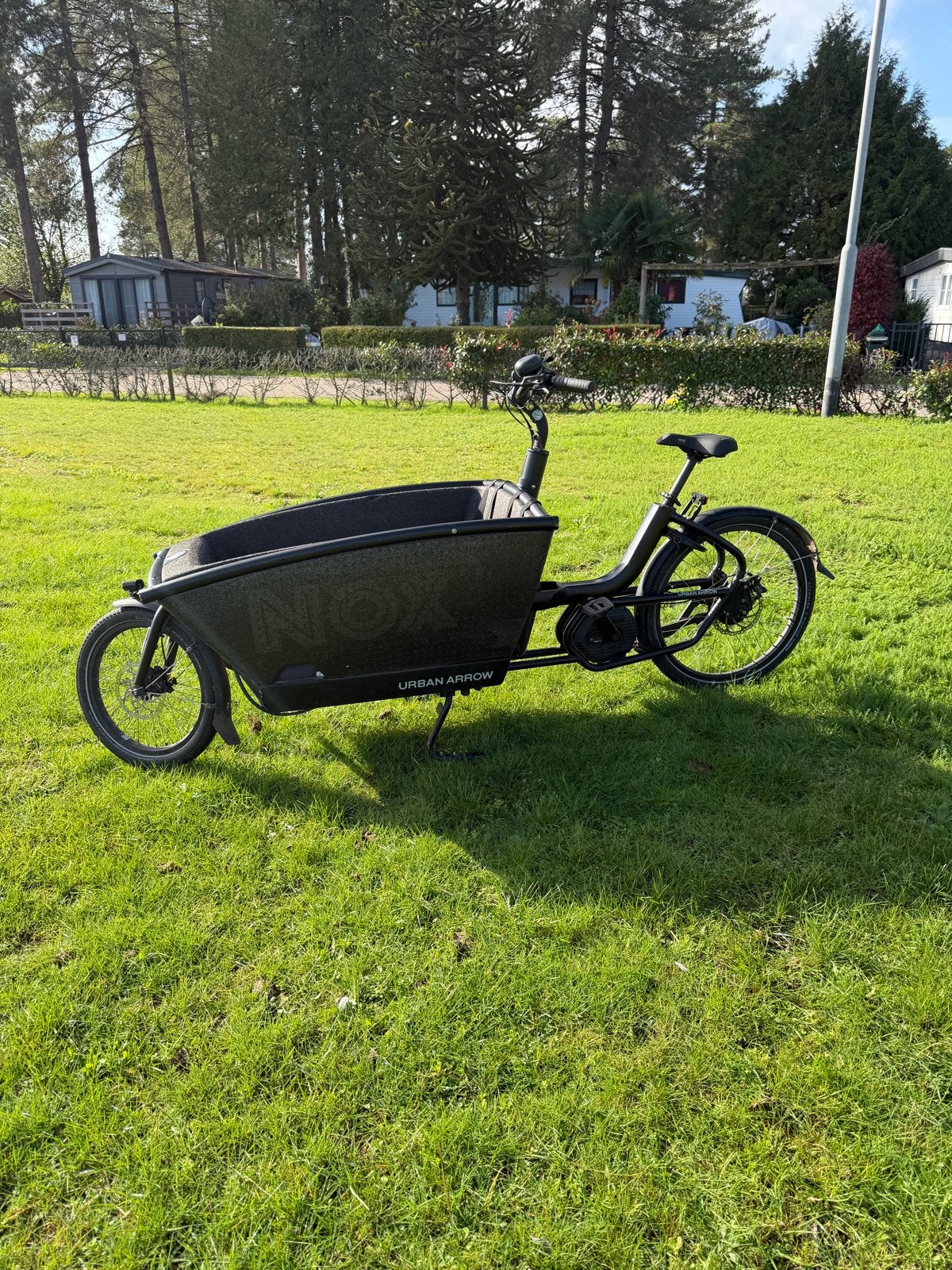 Urban Arrow familly cargo line, Fietsen en Brommers, Elektrisch, Zo goed als nieuw, 2 kinderen, Schijfrem