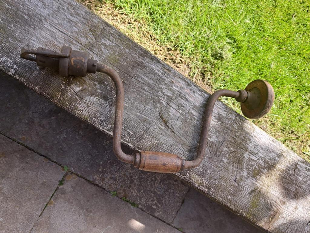 Te koop: antieke handboor, Ophalen of Verzenden