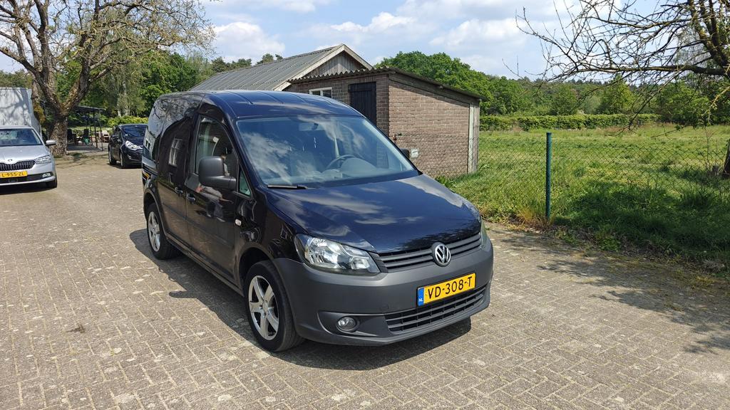 Volkswagen Caddy 1.6 D 55KW 2013, Auto's, 74 pk, Zwart, 700 kg, Volkswagen