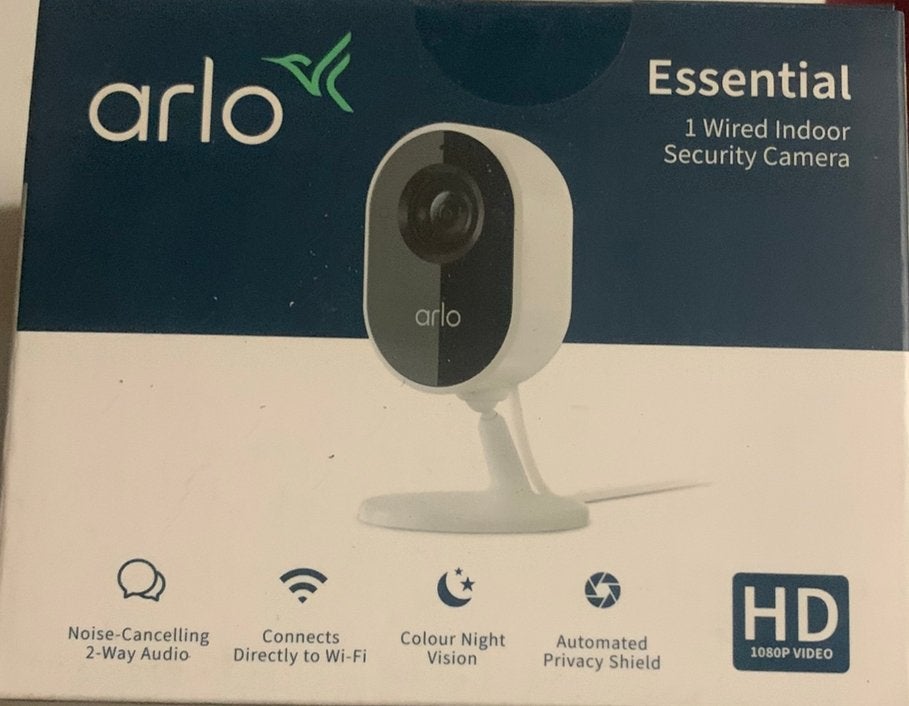 Arlo Essential Wired Indoor Security Camera – Nieuw in doos, Ophalen of Verzenden, Zo goed als nieuw