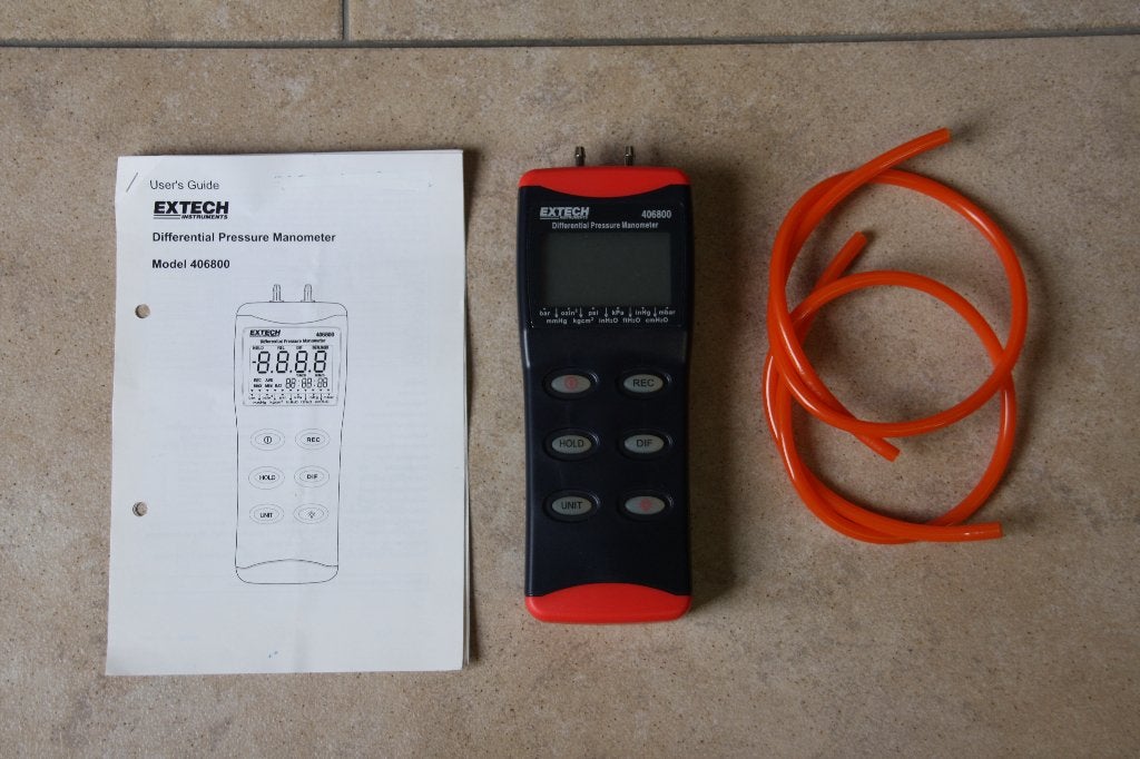 Extech 406800 Differentiele Druk Manometer(5 PSI)Nieuwstaat, Ophalen of Verzenden, Zo goed als nieuw