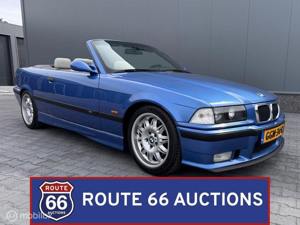 BMW M3 Cabriolet (E36) | 1999 | Route 66 Auctions, Auto's, Overige carrosserieën, Zwart, Bedrijf, Handgeschakeld