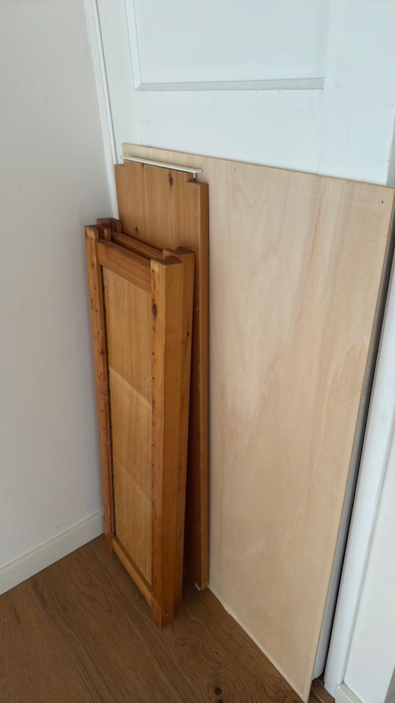 Lundia - 2 lage zijstukken en 1 plank, Ophalen, Gebruikt