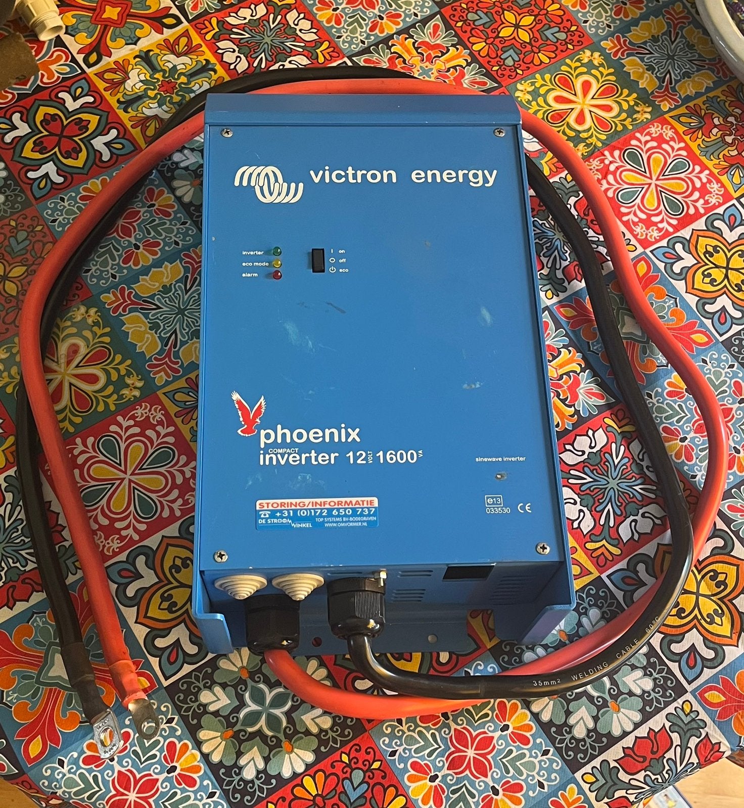 Te koop Victron omvormer 12V DC naar 220V AC, Ophalen, Zo goed als nieuw