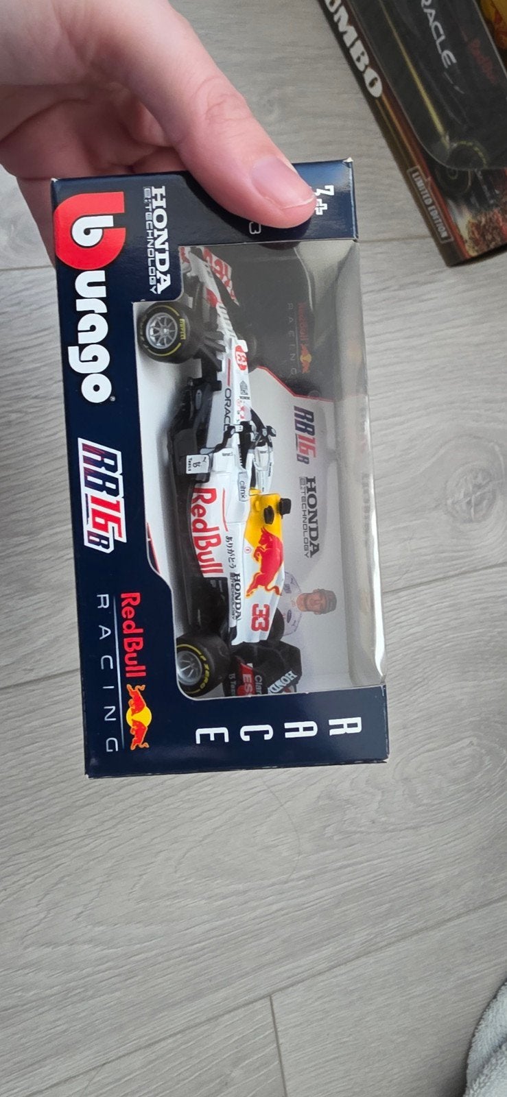 Burago Red Bull Racing RB16B Max Verstappen schaalmodel, Overige merken, Auto, 1:32 tot 1:50, Nieuw