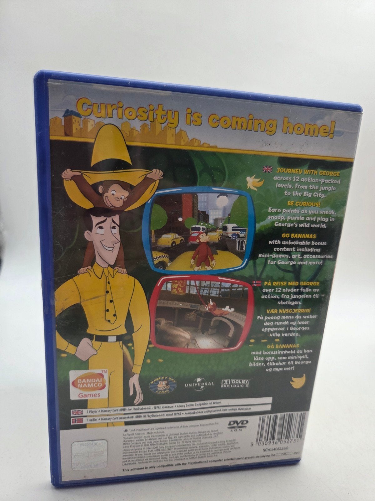 Curious George - PlayStation 2 (PS2) - Avontuurlijk Spel, Avontuur en Actie, Gebruikt, 1 speler, Onbekend