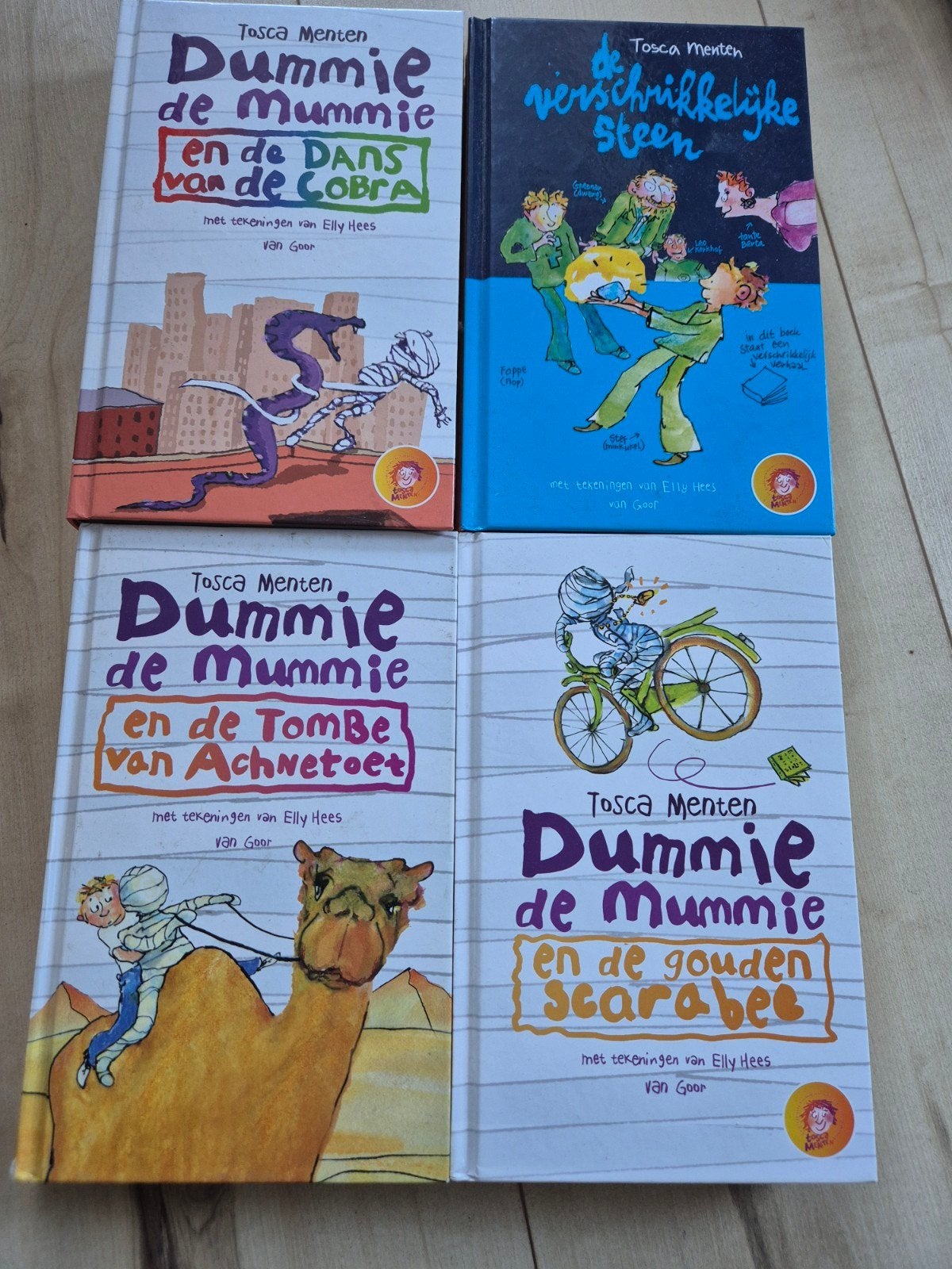 Dummie de Mummie Boekenreeks en de verschrikkelijke steen -, Ophalen, Zo goed als nieuw, Tosca Menten, Fictie algemeen