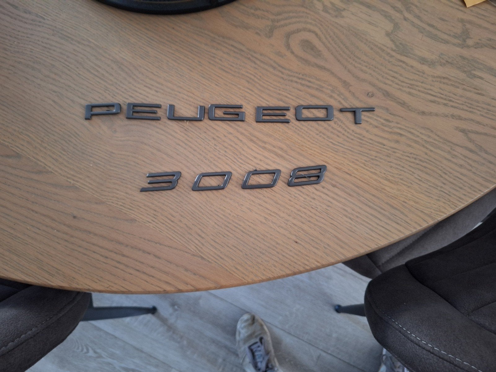 Peugeot 3008 plakletters Zwart, Ophalen of Verzenden