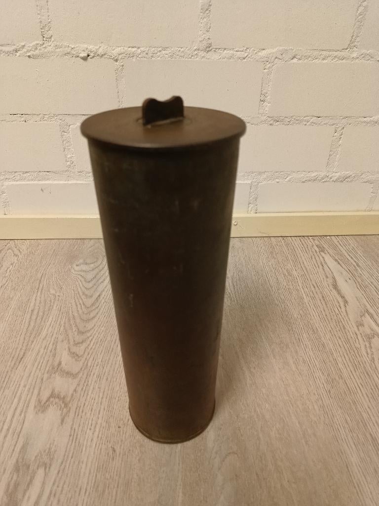 Antieke metalen / koperen water kruiken, Ophalen, Gebruikt