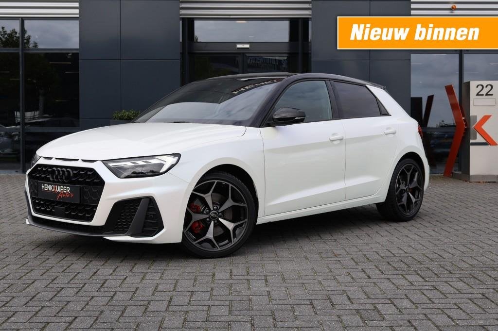 Audi A1 Sportback 35 TFSI S-tronic 150pk S-line Navi / PDC /, Wit, Bedrijf, 3 cilinders, Geïmporteerd