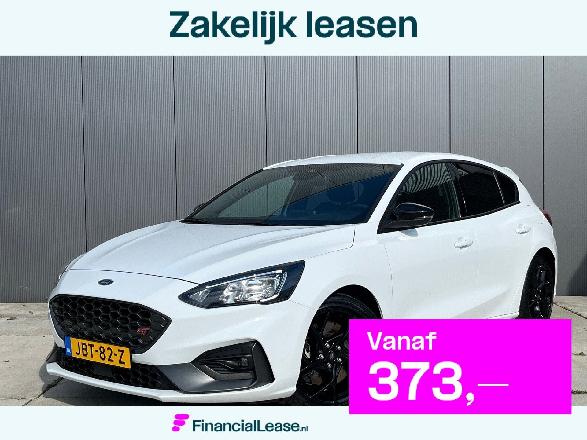 Ford Focus 2.3 EcoBoost ST-3 / Carplay / Winterpakket / Reca, 1408 kg, Gebruikt, Zwart, 4 cilinders