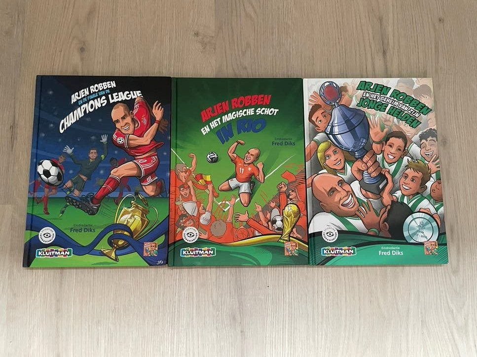 Arjen Robben boeken - 3-delige set, Ophalen of Verzenden, Zo goed als nieuw, Fictie algemeen