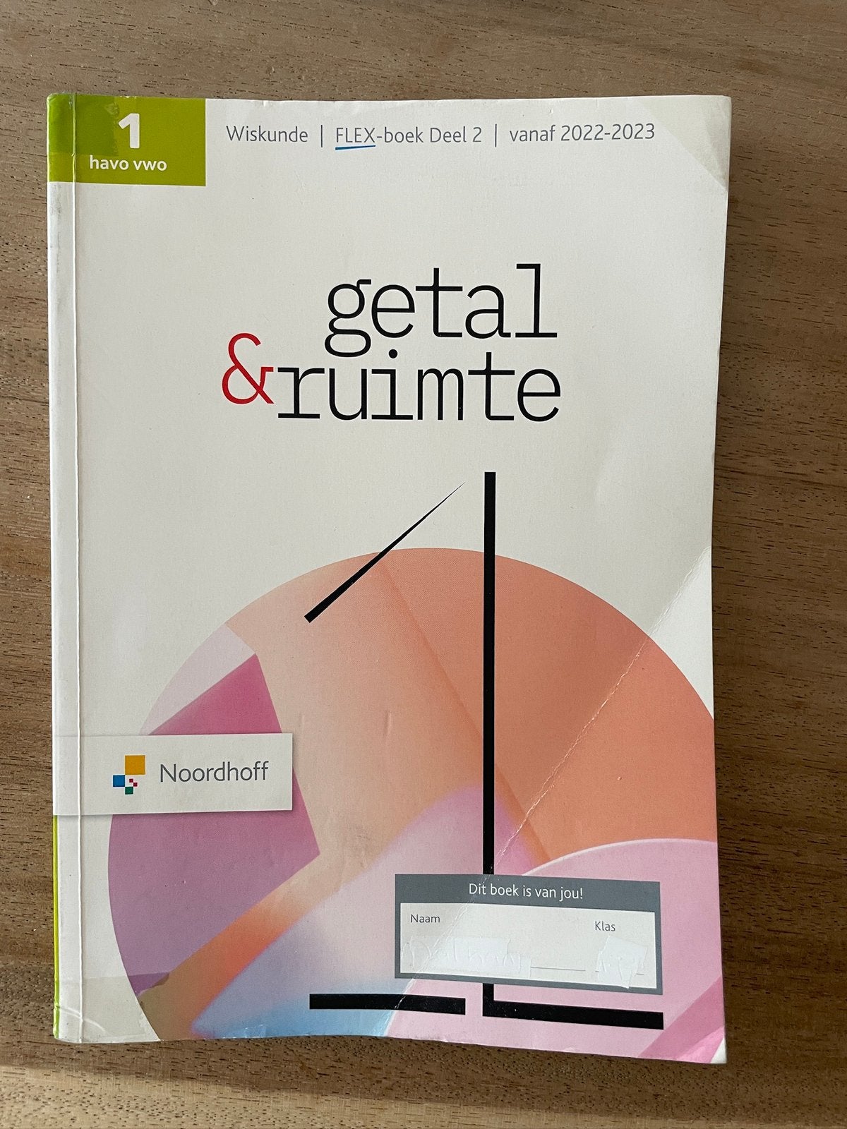 Getal en Ruimte, havo/vwo 1 flexboek deel 2, Boeken, Ophalen of Verzenden, Gelezen, HAVO, Wiskunde A