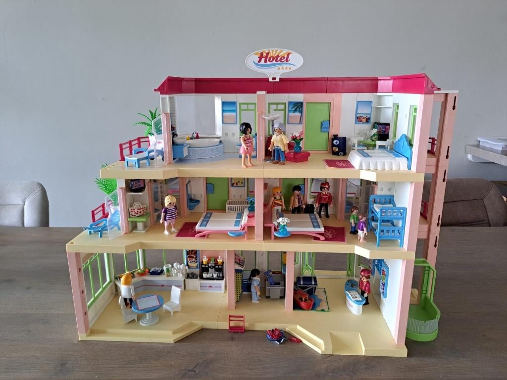 Playmobil hotel 5265 en suite 5269, Ophalen, Gebruikt, Los playmobil