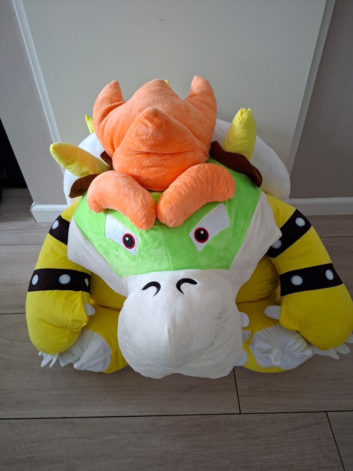 Grote Bowser Knuffel - Super Mario, Groen, Overige typen, Ophalen of Verzenden, Zo goed als nieuw