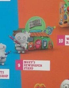 UglyDolls Moxy's newspaper stand uit happy meal nieuw, Ophalen of Verzenden, Nieuw