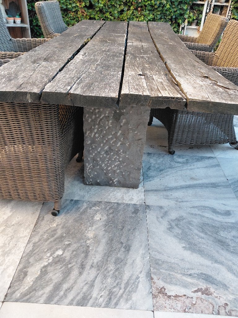 Tuintafel, Ophalen, Gebruikt, Rechthoekig, Overige materialen
