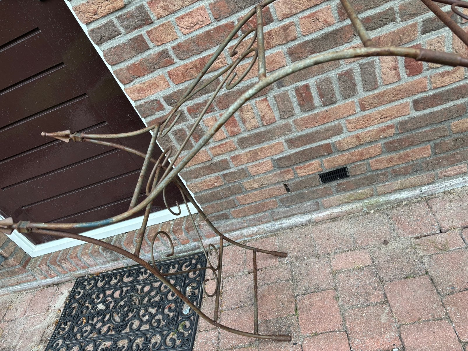 Stalen plantenrek / rozenboog voor klimplanten, Ophalen, Gebruikt
