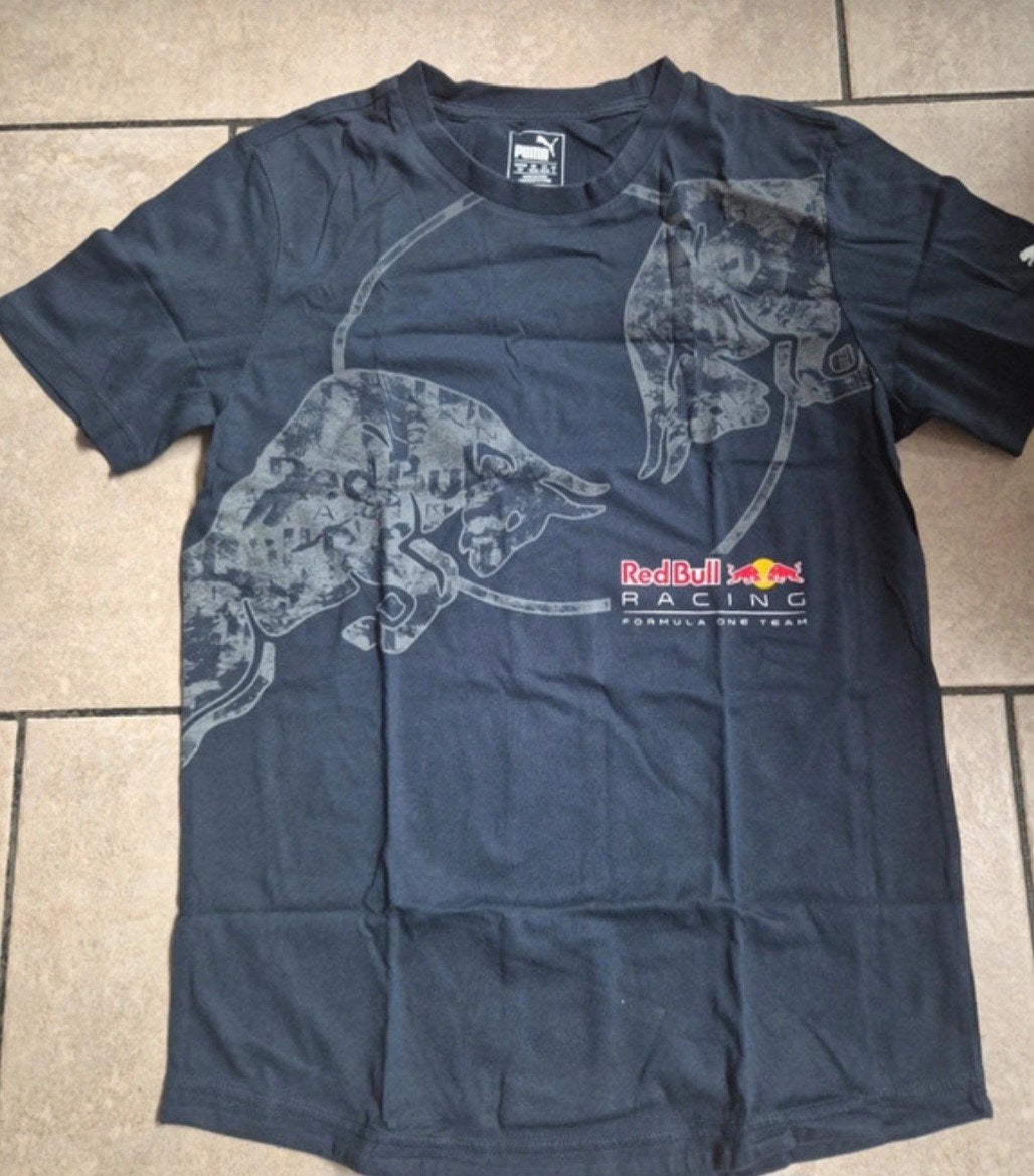 Puma, Red Bull T-shirt, Puma, Blauw, Ophalen of Verzenden, Zo goed als nieuw