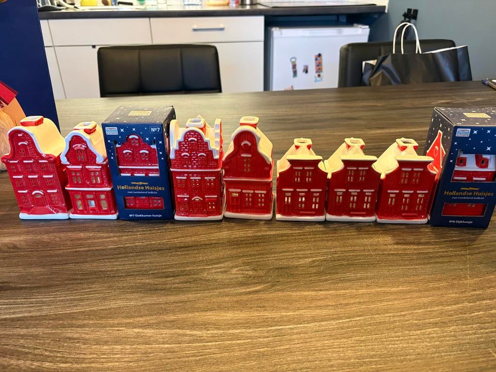 Hollandse Huisjes Postcode Loterij - Dikhuisje met LED, Ophalen of Verzenden, Zo goed als nieuw