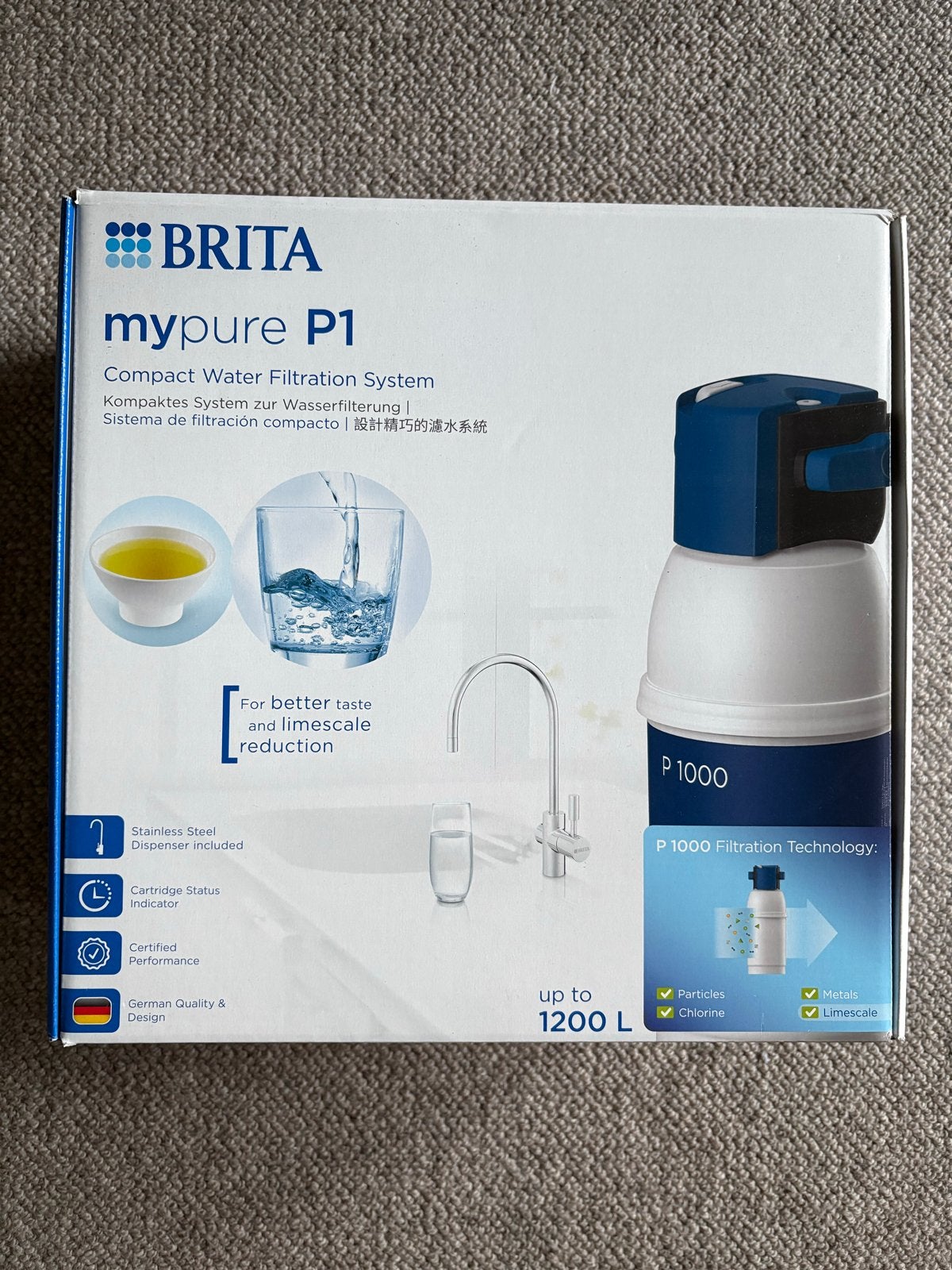 BRITA mypure P1 Compact Waterfiltratiesysteem - Nieuw!, Ophalen of Verzenden, Nieuw