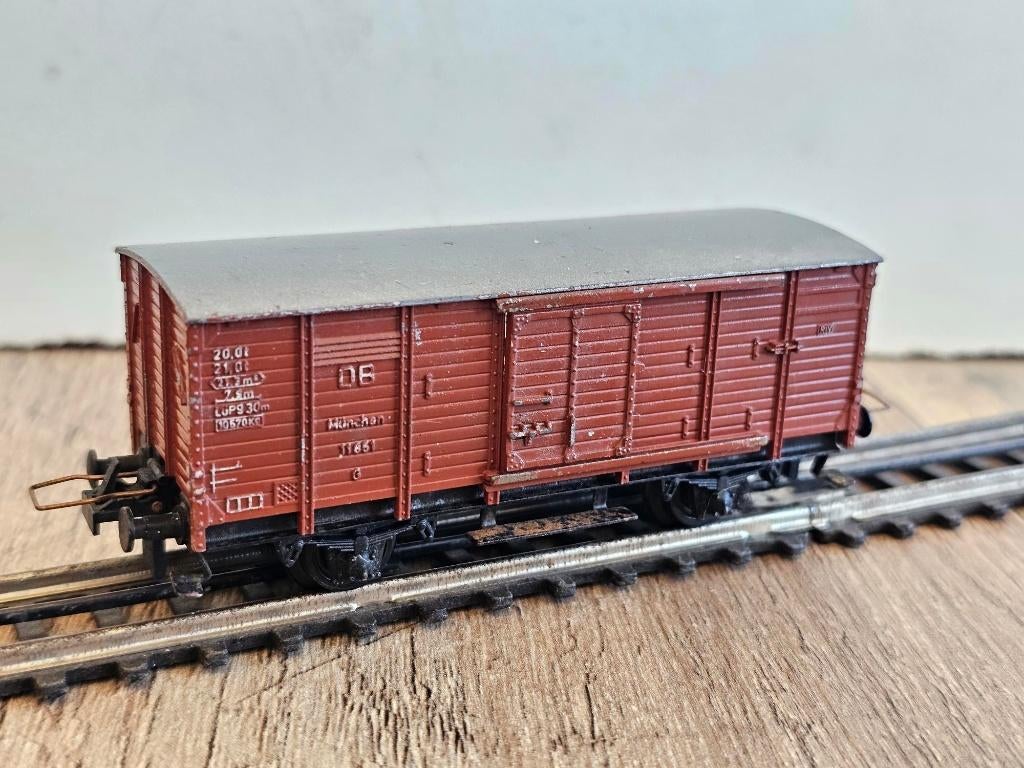Modeltrein trix-express geheel metalen wagon 20/117, Gebruikt, Gelijkstroom, Trix, Wagon