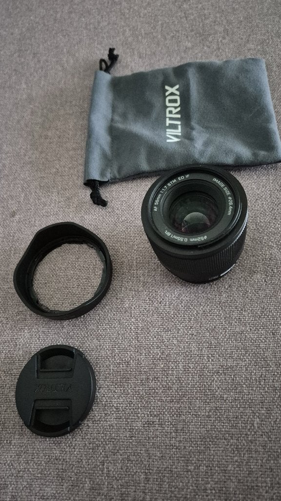 Viltrox AF 56mm 1.7 STM ED IF X-Mount (Fujifilm), 56 mm, Ophalen of Verzenden, Zo goed als nieuw, Standaardlens