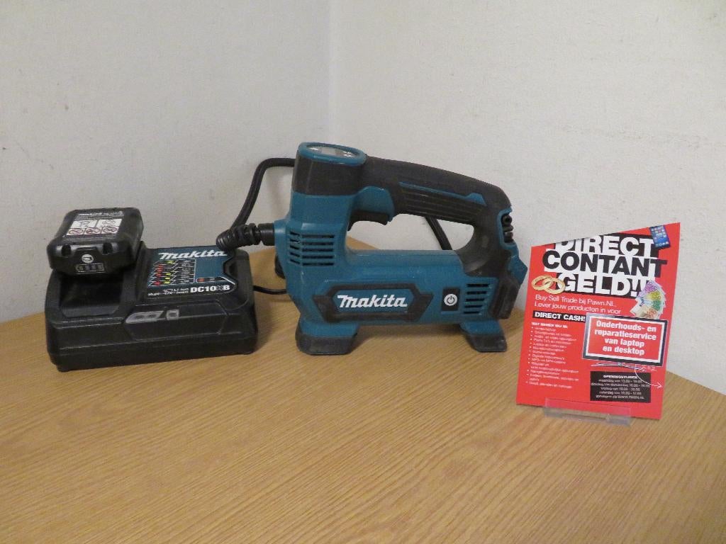 Makita MP100D accu luchtpomp | Pawn Eindhoven, Caravans en Kamperen, Luchtpompen, Gebruikt, Elektrisch, Ophalen