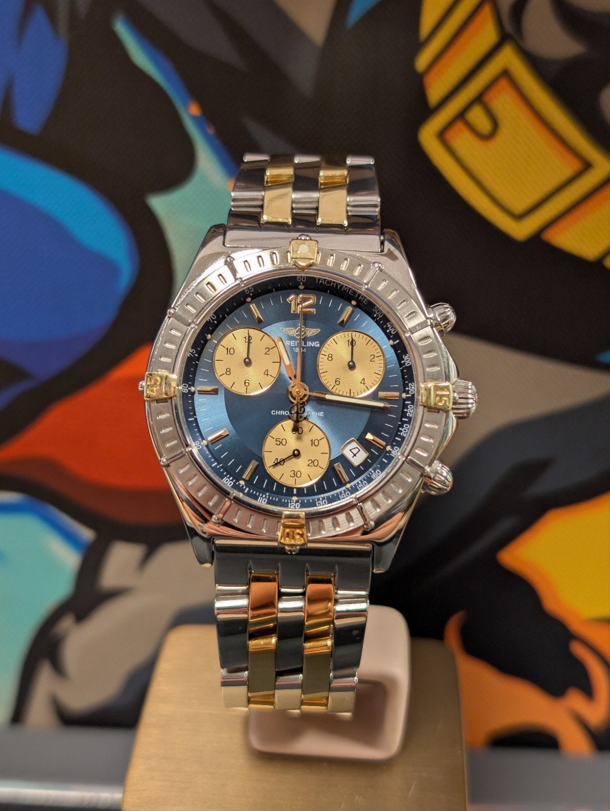 Breitling chrono Sirius B53011, Sieraden, Tassen en Uiterlijk, Horloges | Heren, Ophalen of Verzenden, Zo goed als nieuw, Breitling