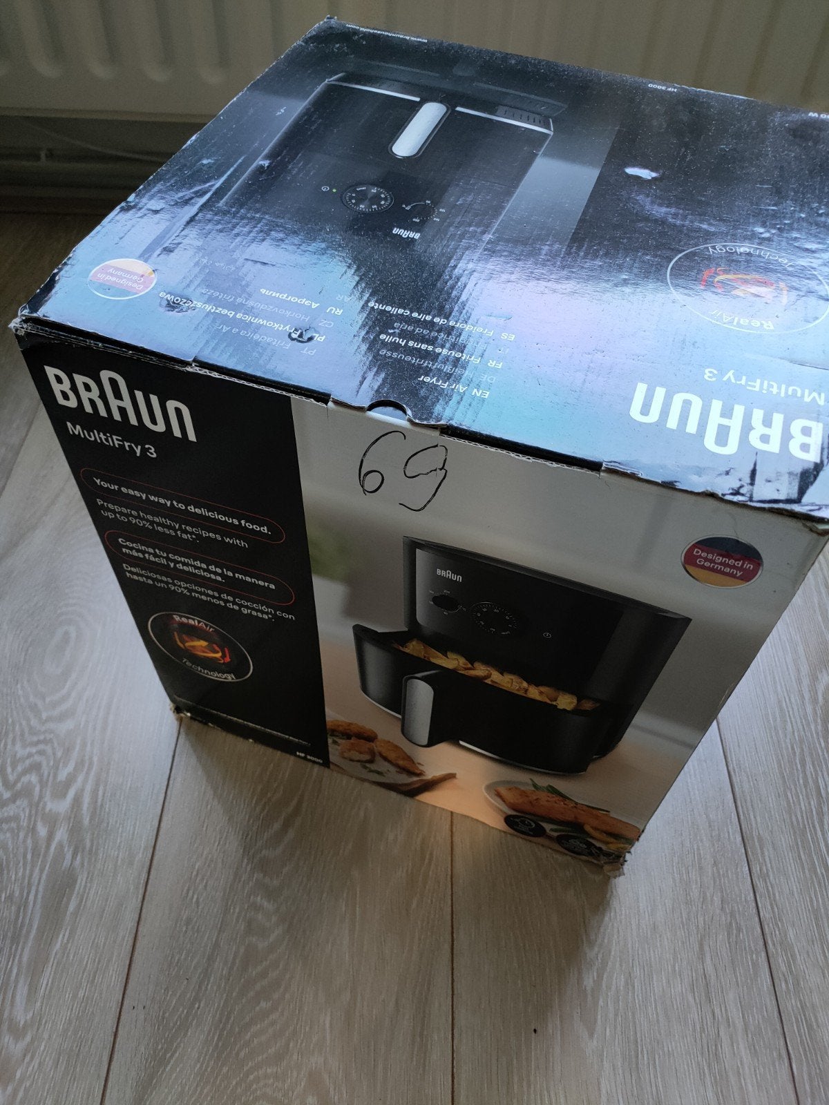 Braun MultiFry 3 Airfryer - Nieuw in doos, Ophalen of Verzenden, Nieuw, Airfryer, 1000 t/m 1499 gram