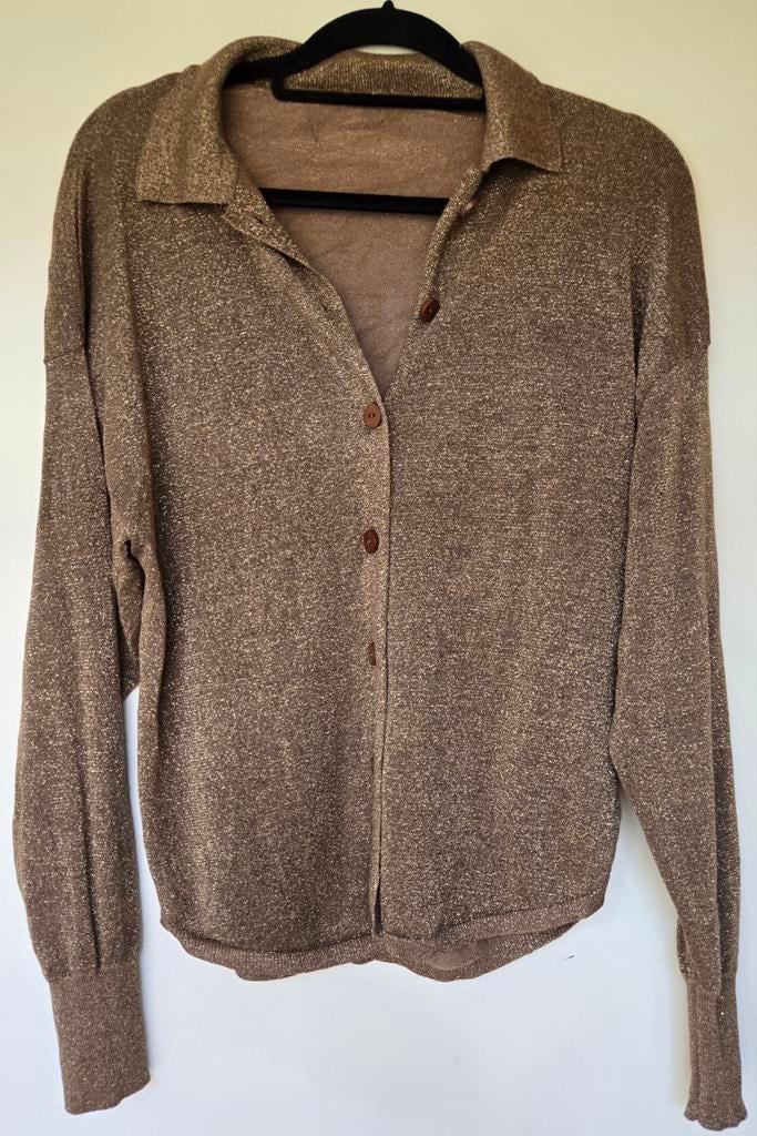 Gouden glitter vest - maat 40, Maat 38/40 (M), Blauw, Ophalen of Verzenden, Mohito