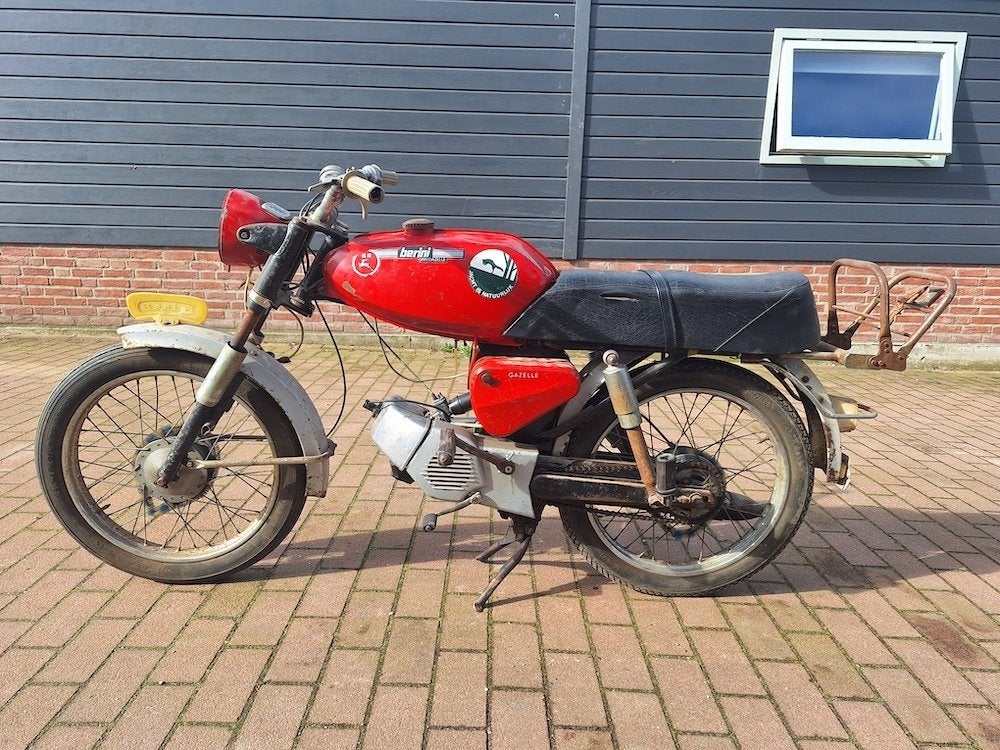 Berini Gazelle GS oldtimer brommer bromfiets schuurvondst, Fietsen en Brommers, Ophalen, Overige merken