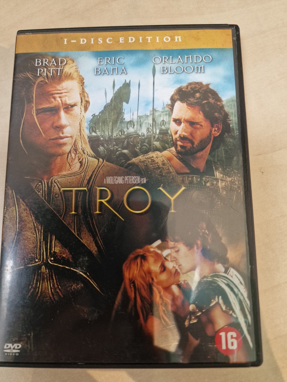 Troy I-Disc Edition  - Brad Pitt, Eric Bana, Orlando Bloom, Gebruikt, Vanaf 16 jaar, Ophalen of Verzenden, Inclusief doosje